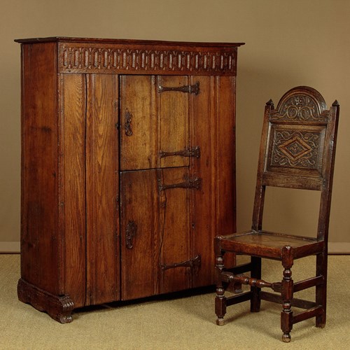 Early Oak Cupboard C.1700