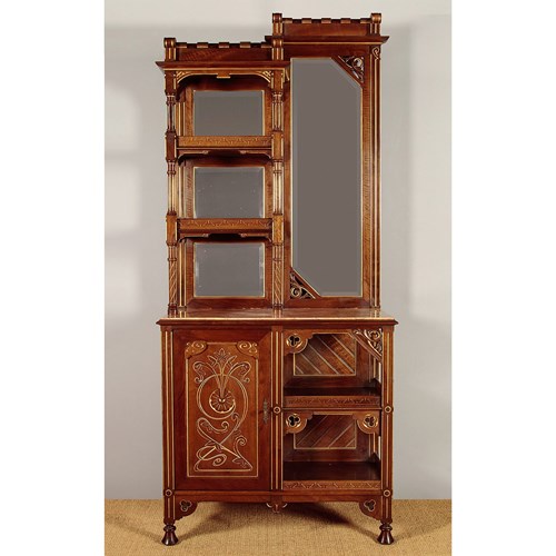 Art Nouveau Side Cabinet By Miarnau Of Barcelona C.1915