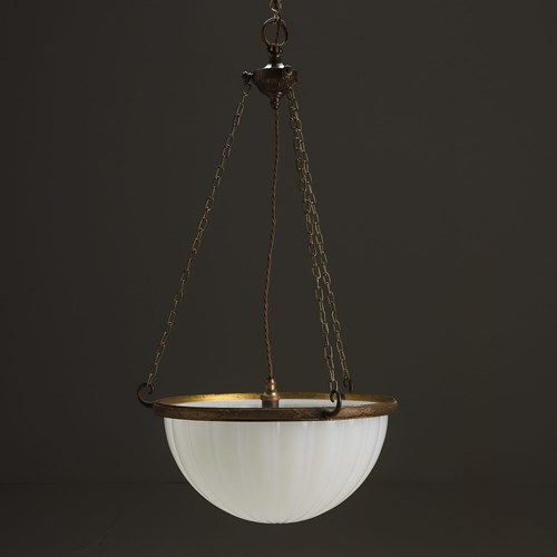 Antique 14 Inch Jefferson Plafonnier