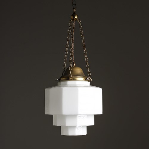 Antique Dodecagon Skyscraper Pendant Light