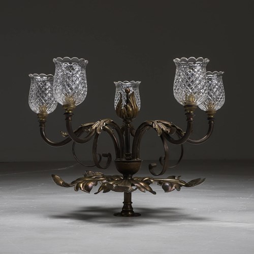 Antique F&C Osler 5 Arm Ceiling Fitting