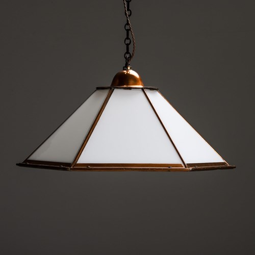 Antique London Underground Pendant Light