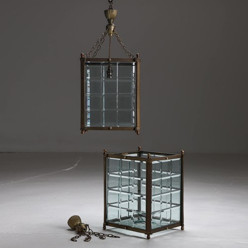 Antique Square Hall Lanterns
