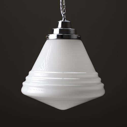 Art Deco Opaline Pendant By Phillips