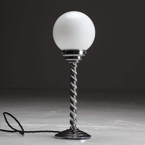 Art Deco Globe Table Lamp