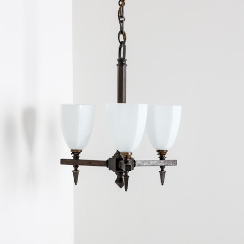 Gothic Three Arm Chandelier