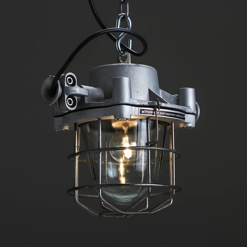 Industrial Caged Pendant Light – 13 Available