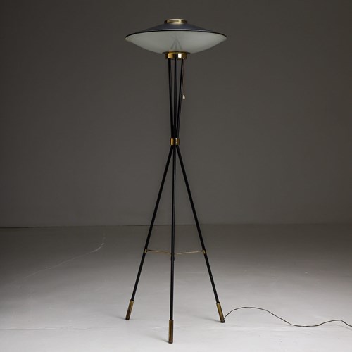 Mid Century Italian Floor Lamp By Stilnovo