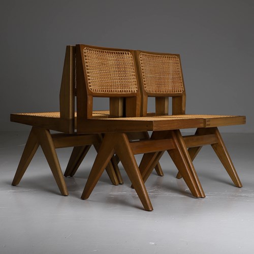 Pierre Jeanneret Style Dining Chairs