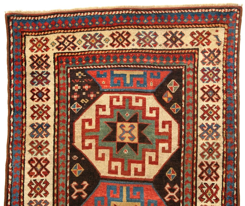 Antique Caucasian Kazak Rug with Memling Guls-cotswold-oriental-rugs-2-main-637774230768651881.JPG