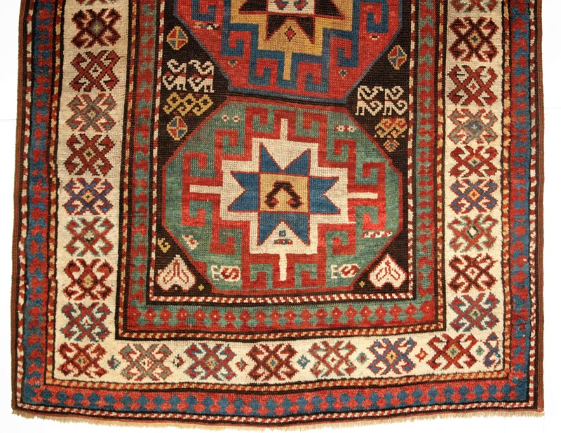 Antique Caucasian Kazak Rug with Memling Guls-cotswold-oriental-rugs-4-main-637774230819744968.JPG