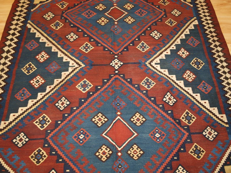 Antique Persian Tribal Qashqai Kilim-cotswold-oriental-rugs-p1088855-main-637792387827682685.JPG