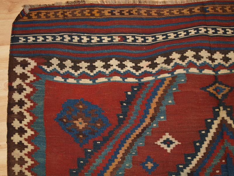 Antique Persian tribal Qashqai kilim-cotswold-oriental-rugs-p1088949-main-637756149084861910.JPG