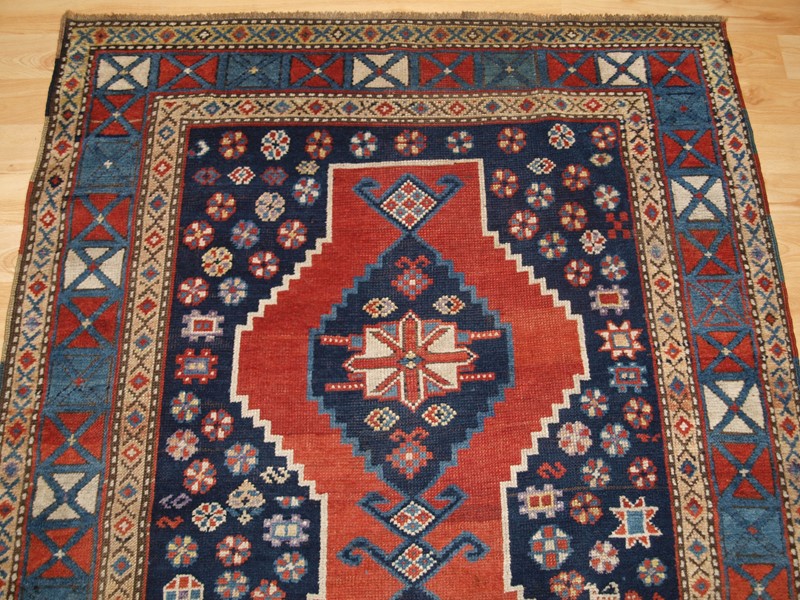 Antique Caucasian Karabagh or Armenian Kazak Rug-cotswold-oriental-rugs-p1089248-main-637850266811417650.JPG