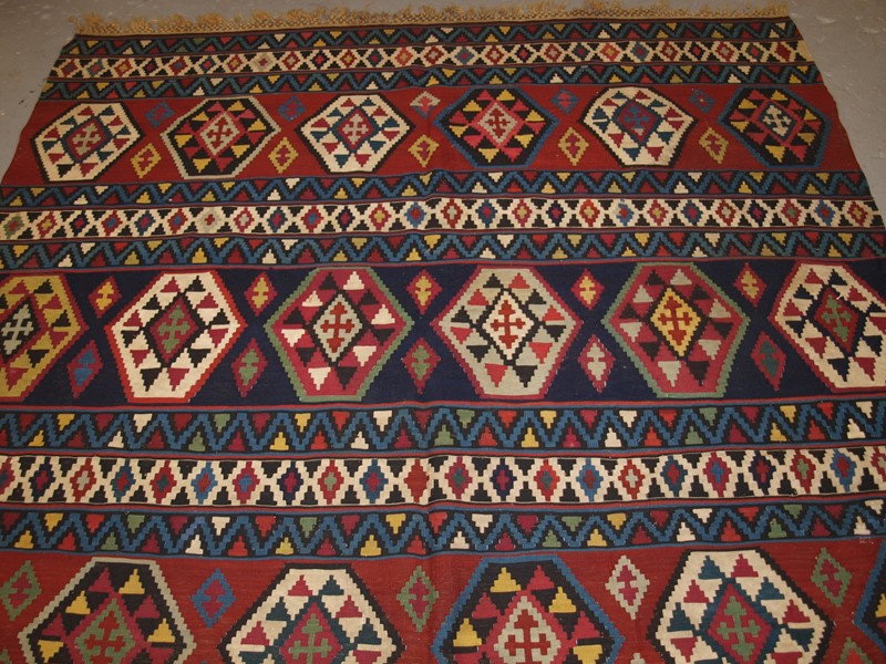 Antique Caucasian Shirvan Banded Kilim-cotswold-oriental-rugs-p1105562-main-637746542089859392.JPG