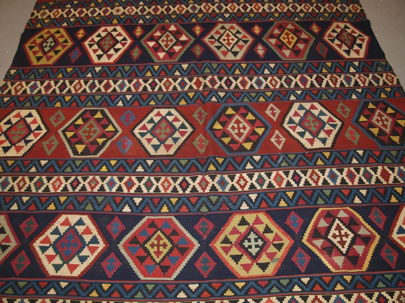 Antique Caucasian Shirvan Banded Kilim-cotswold-oriental-rugs-p1105563-main-637746542116420837.JPG