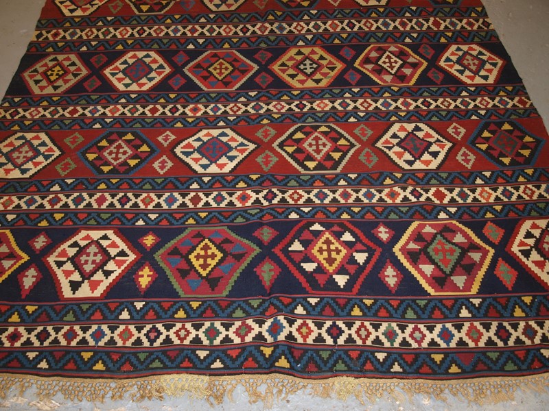 Antique Caucasian Shirvan Banded Kilim-cotswold-oriental-rugs-p1105565-main-637746542170014837.JPG