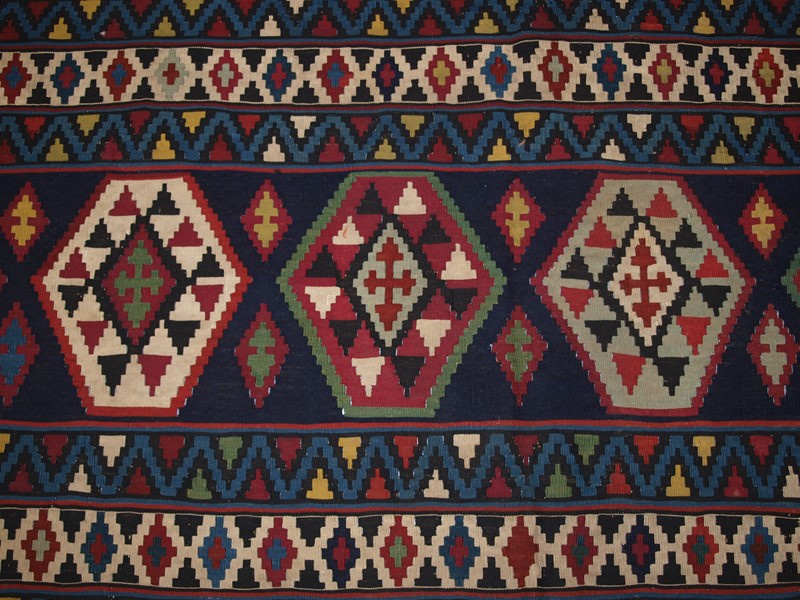 Antique Caucasian Shirvan Banded Kilim-cotswold-oriental-rugs-p1105566-main-637746542196420675.JPG