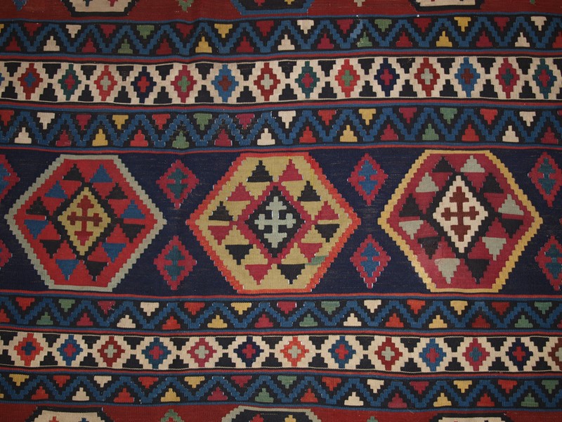 Antique Caucasian Shirvan Banded Kilim-cotswold-oriental-rugs-p1105567-main-637746542223139275.JPG