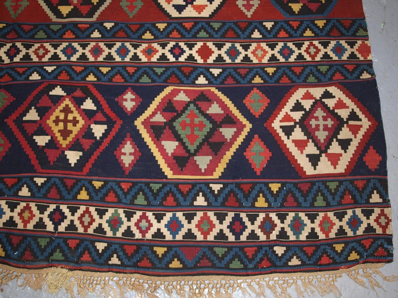 Antique Caucasian Shirvan Banded Kilim-cotswold-oriental-rugs-p1105569-main-637746542277514088.JPG