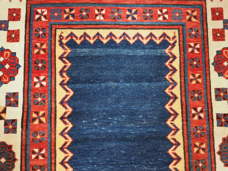 Antique Caucasian Talish Long Rug, Indigo Field-cotswold-oriental-rugs-p1190056-main-637744029858653283.JPG