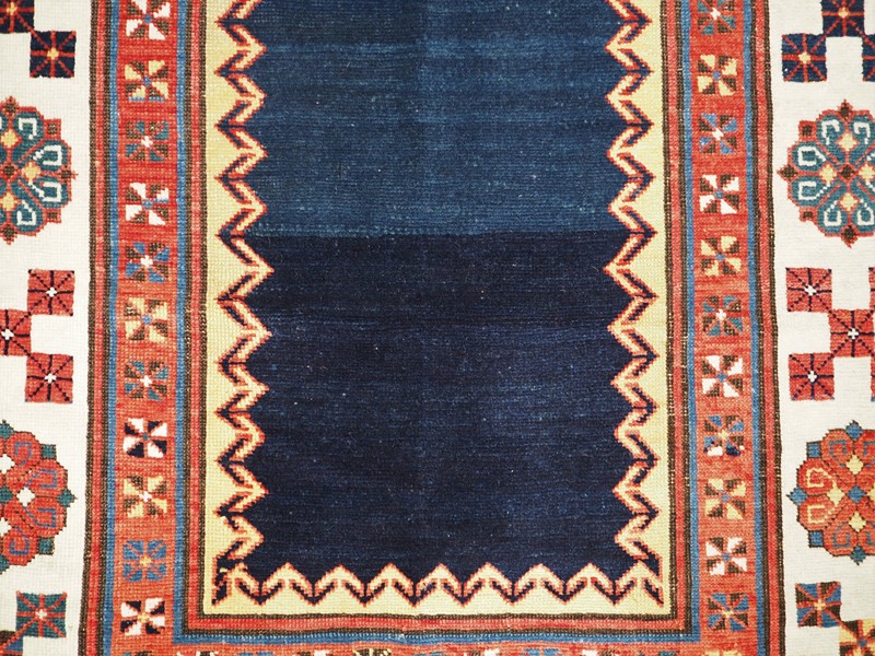 Antique Caucasian Talish Long Rug, Indigo Field-cotswold-oriental-rugs-p1190057-main-637744029878652910.JPG