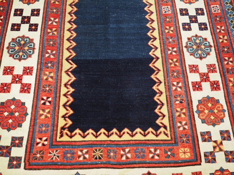 Antique Caucasian Talish Long Rug, Indigo Field-cotswold-oriental-rugs-p1190058-main-637744029898809043.JPG