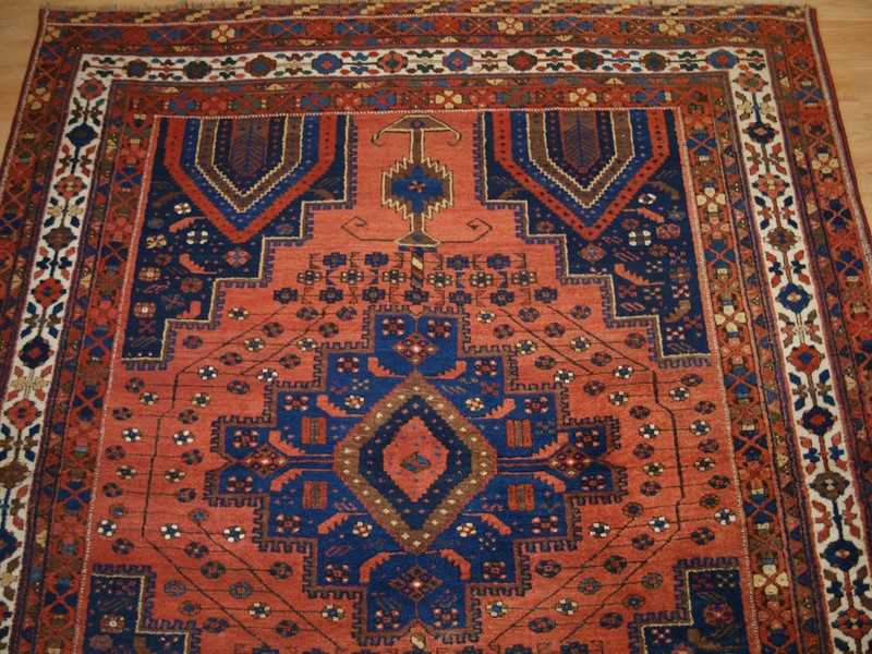 Antique Afshar Neriz Rug With Vase Design-cotswold-oriental-rugs-p2073925-main-637855429023715097.JPG