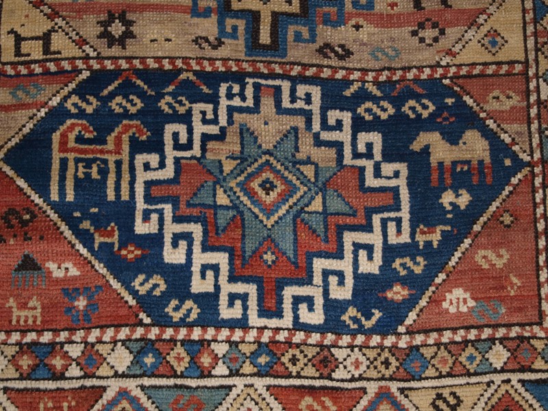Antique Caucasian Kazak Rug with Faded Soft Colour-cotswold-oriental-rugs-p2276771-main-637774274988260269.JPG