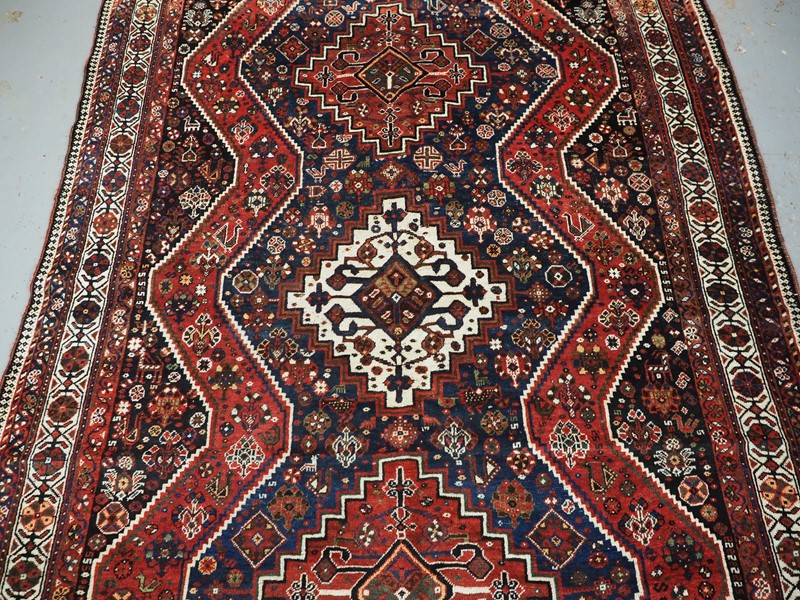 Antique Rug With Tribal Design From The Shiraz Reg-cotswold-oriental-rugs-p3210629-main-637843200209359930.JPG