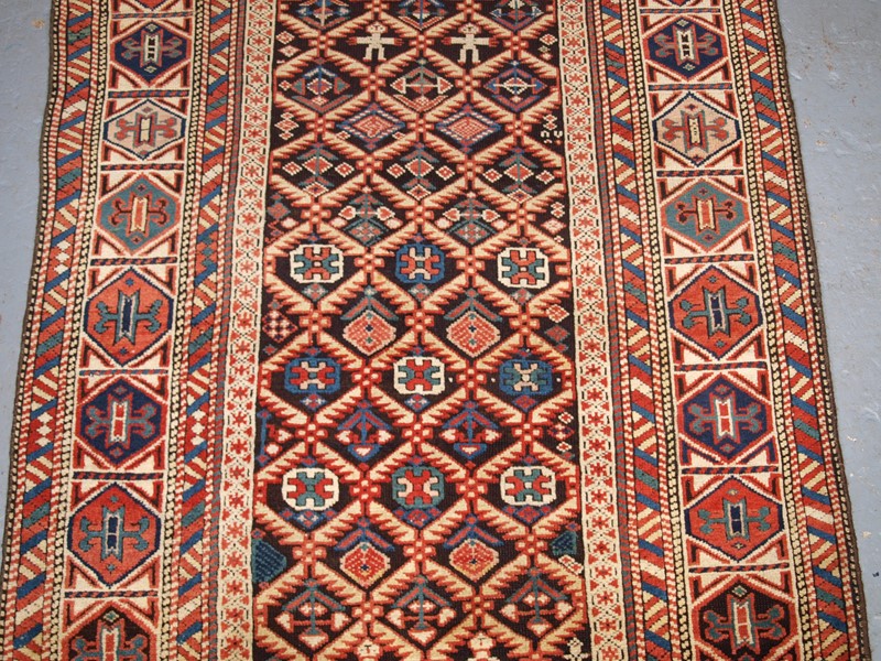Antique Caucasian Dagestan Rug with Lattice Design-cotswold-oriental-rugs-p4291639-main-637756805527021541.JPG