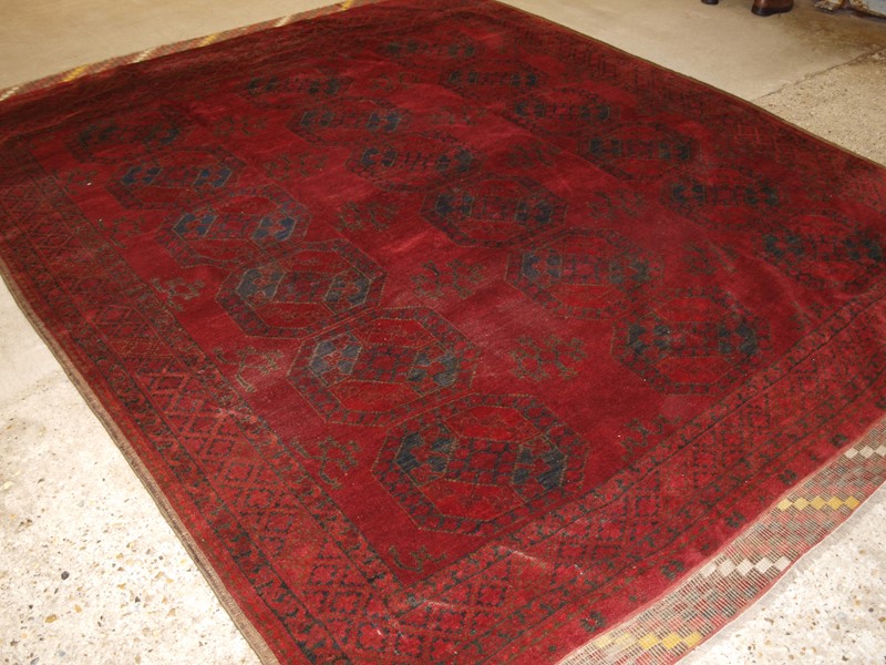 Antique Red Afghan Carpet With Traditional Ersari -cotswold-oriental-rugs-p5011634-main-637848402486686983.JPG