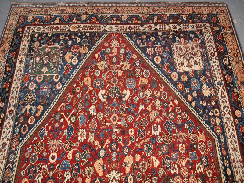 Antique Qashqai Kashkuli Rug -cotswold-oriental-rugs-p5222634-main-637831274202183747.JPG