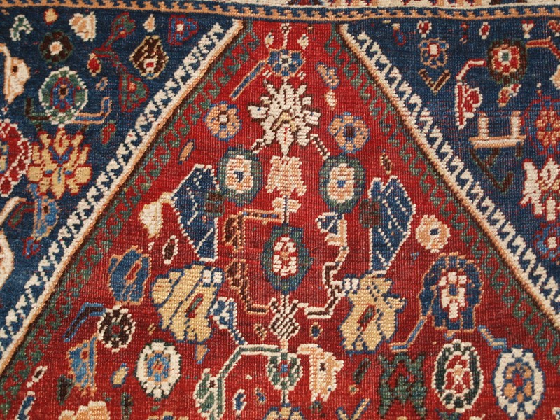 Antique Qashqai Kashkuli Rug -cotswold-oriental-rugs-p5222640-main-637831274362027307.JPG
