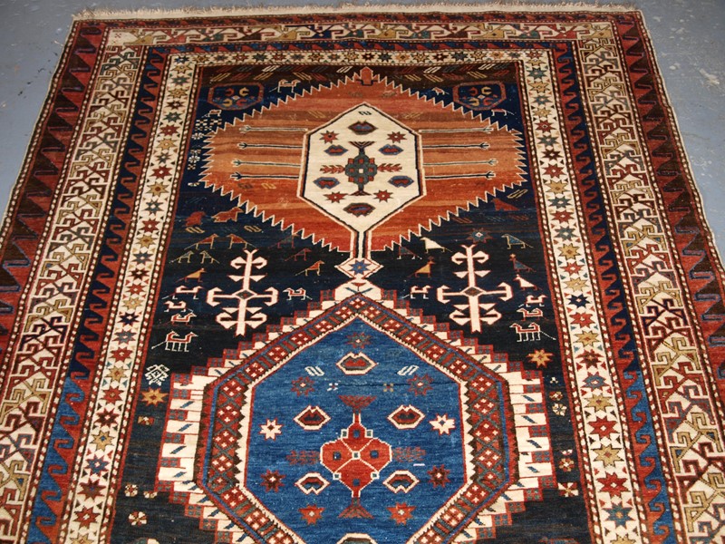 Antique Caucasian Shirvan Medallion Rug -cotswold-oriental-rugs-p5222784-main-637832093375038262.JPG