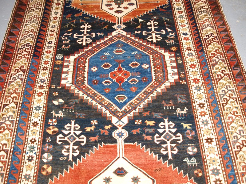 Antique Caucasian Shirvan Medallion Rug -cotswold-oriental-rugs-p5222785-main-637832093402069431.JPG
