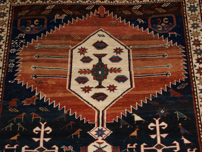 Antique Caucasian Shirvan Medallion Rug -cotswold-oriental-rugs-p5222789-main-637832093511600291.JPG
