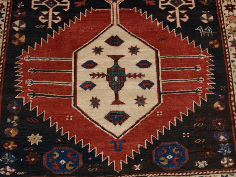 Antique Caucasian Shirvan Medallion Rug -cotswold-oriental-rugs-p5222791-main-637832093567068436.JPG