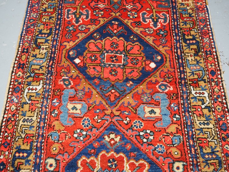 Antique Persian Heriz runner, beautiful colours-cotswold-oriental-rugs-p7270258-main-637750878781018758.JPG