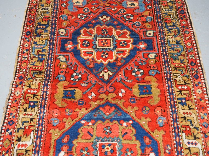 Antique Persian Heriz runner, beautiful colours-cotswold-oriental-rugs-p7270259-main-637750878800081136.JPG