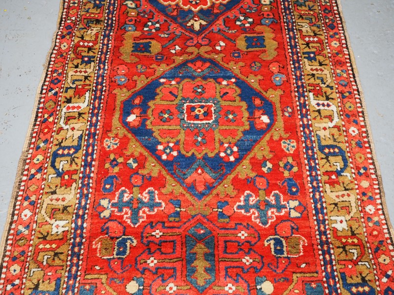 Antique Persian Heriz runner, beautiful colours-cotswold-oriental-rugs-p7270260-main-637750878818830964.JPG