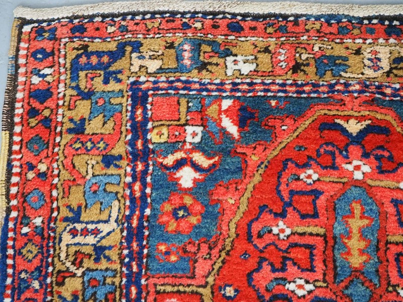 Antique Persian Heriz runner, beautiful colours-cotswold-oriental-rugs-p7270262-main-637750878856799411.JPG