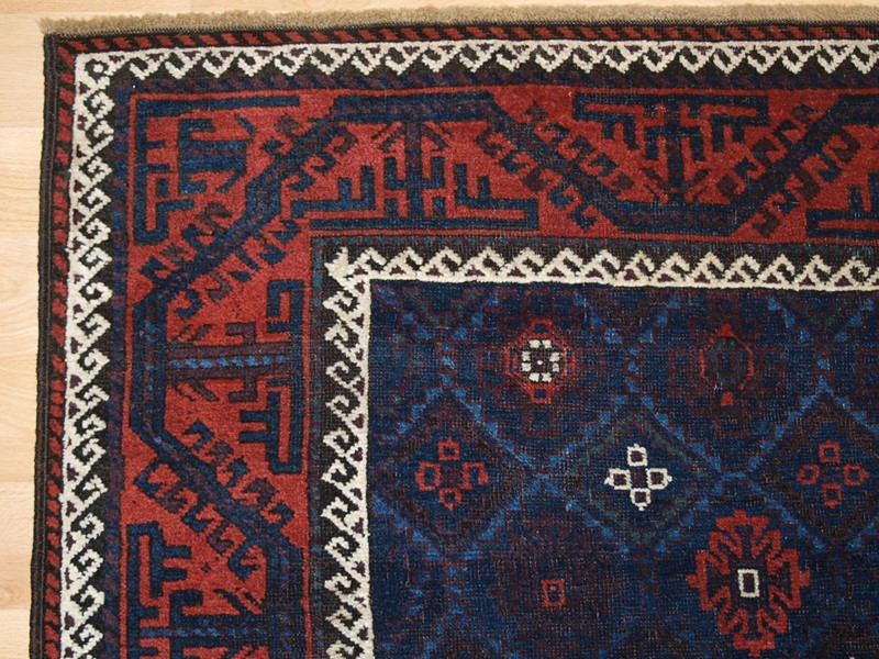 Antique Baluch Rug with Diamond Lattice Design-cotswold-oriental-rugs-pa253131-main-637774260621494940.JPG