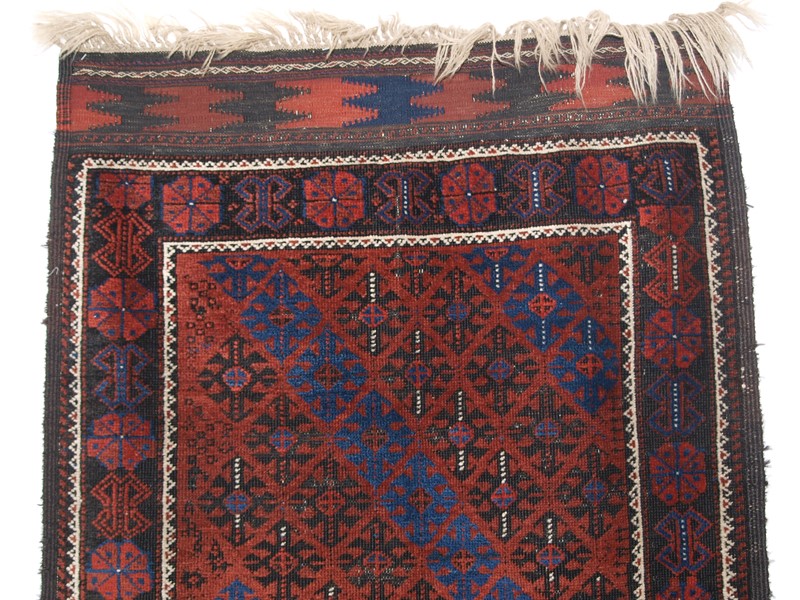 Antique Baluch Rug, Lattice Design-cotswold-oriental-rugs-pb053341-main-637745722181287193.JPG