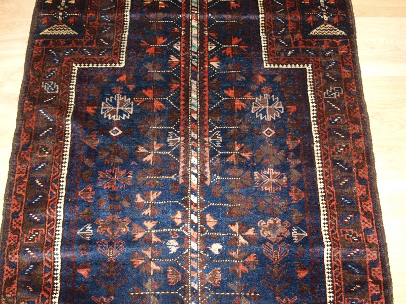 Antique Baluch Blue Ground Prayer Rug -cotswold-oriental-rugs-pb067960-main-637889201330653648.JPG