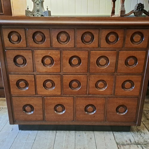 Early 20Th Century Chemist Drawers