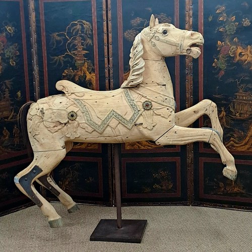 Victorian Mounted Carousel Horse