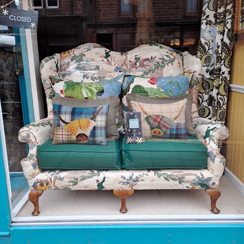 Queen Anne Style Sofa 