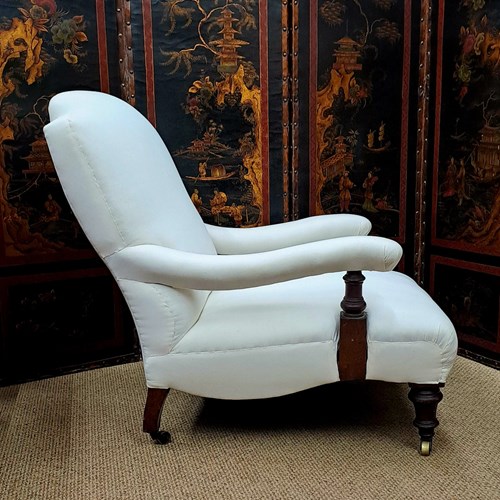 Large Country House Chair In The Style Of Howard And Sons