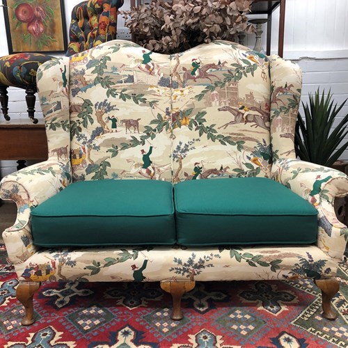 Queen Anne Style Sofa 